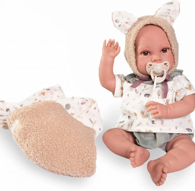Realisztikus baba csecsemő puha testtel - 42 cm