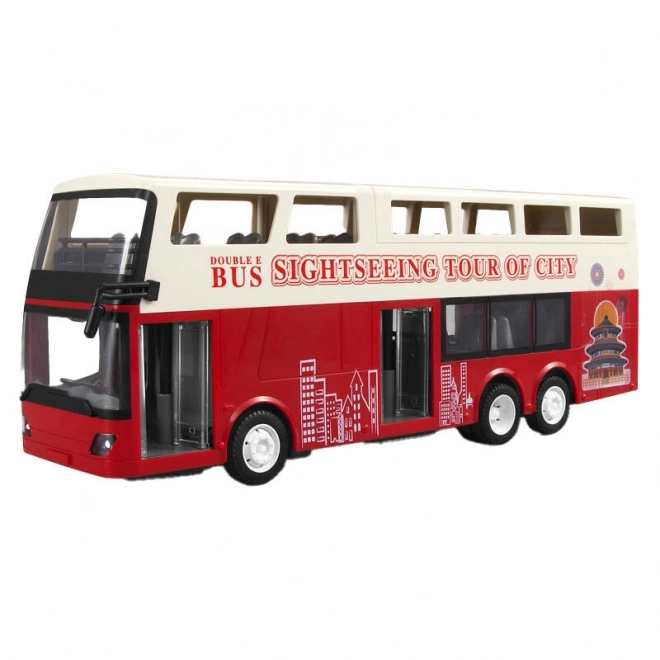 Távirányítós RC turistabusz 1:18 piros