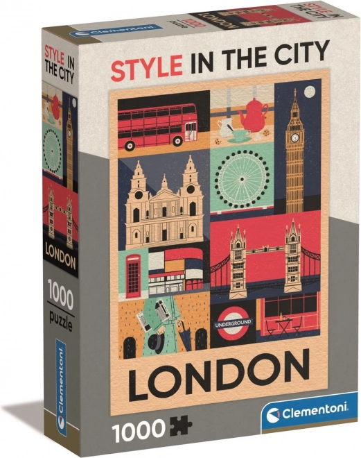 Clementoni Puzzle Stílus a Városban: London 1000 Darabos