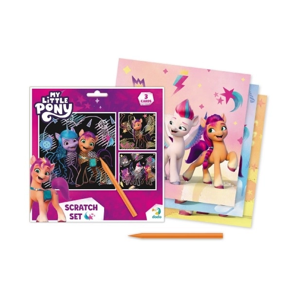 Színes kaparós képek My Little Pony mintával