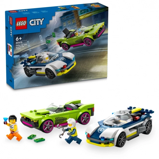 Lego city rendőr autós üldözés