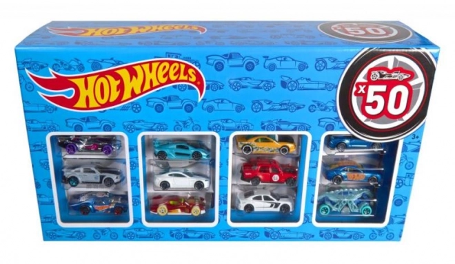 Hot Wheels ajándékcsomag 50 autóval