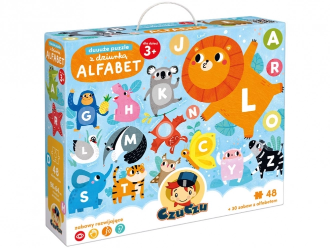 CzuCzu nagy puzzle lyukkal Ábécé