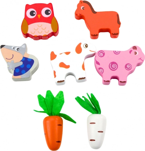 Színes állatfigurák tanuláshoz és meséléshez