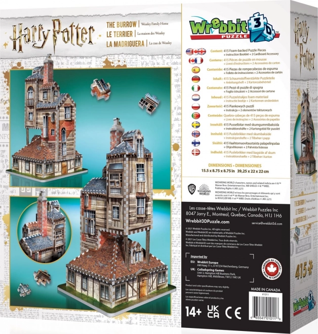 WREBBIT 3D Puzzle Harry Potter: Odú