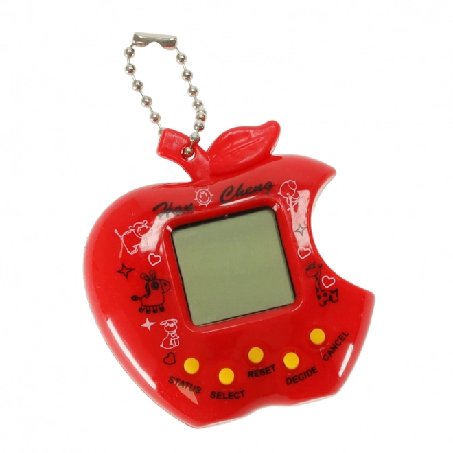 Tamagotchi piros alma formájú játék