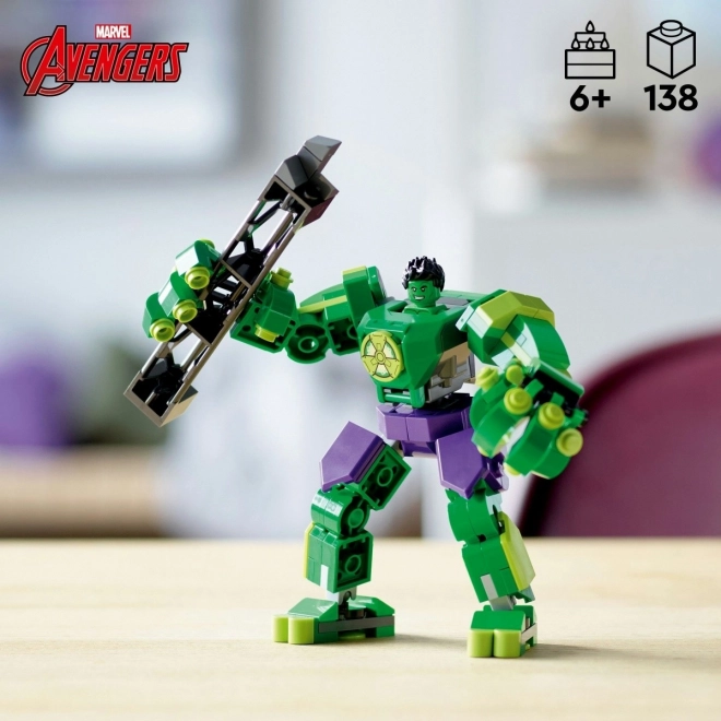 lego marvel mechanikus páncélzat Hulk