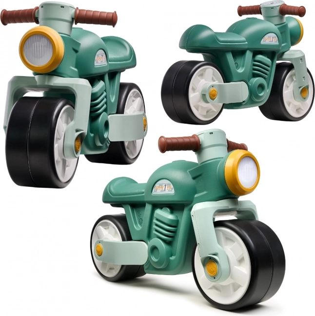 Falk gyerek futóbicikli motor Retro zöld