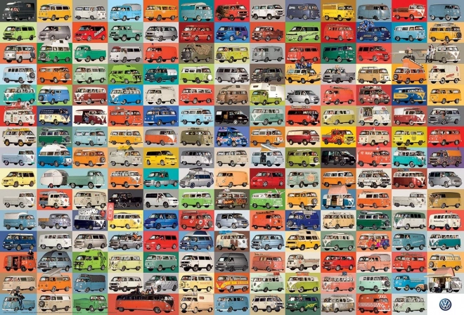 Volkswagen Groovy Bus puzzle 2000 darab