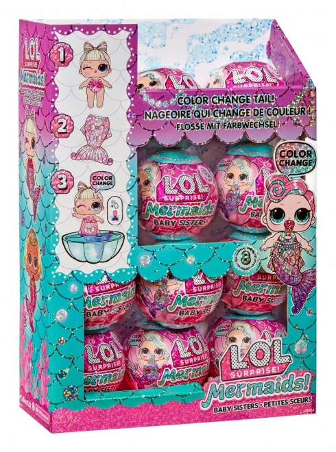 L.O.L. Surprise sellőlány baba, kijelző 12 db