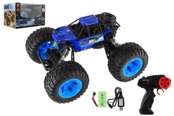 Rc off-road távirányítós autó 2,4GHz műanyag kék