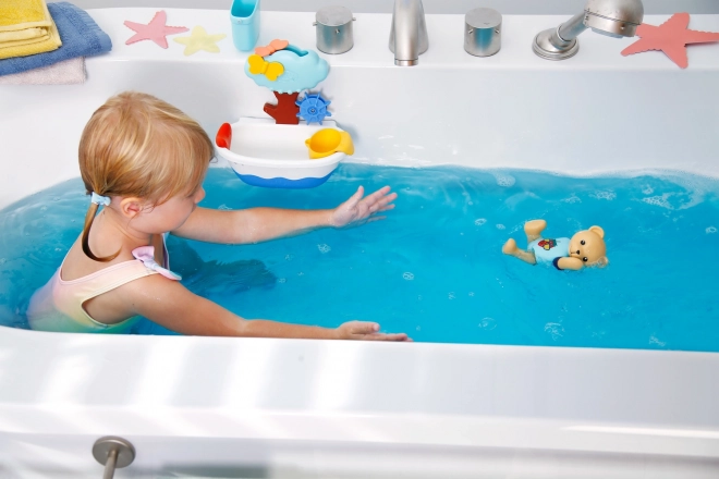 BABY born splish splash fürdőkádka medvével
