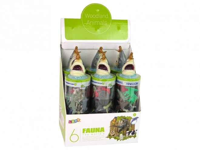 Tengeri állatok figura készlet cápákkal