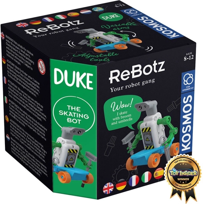 Robott játék Duke gördeszkán a Kosmostól