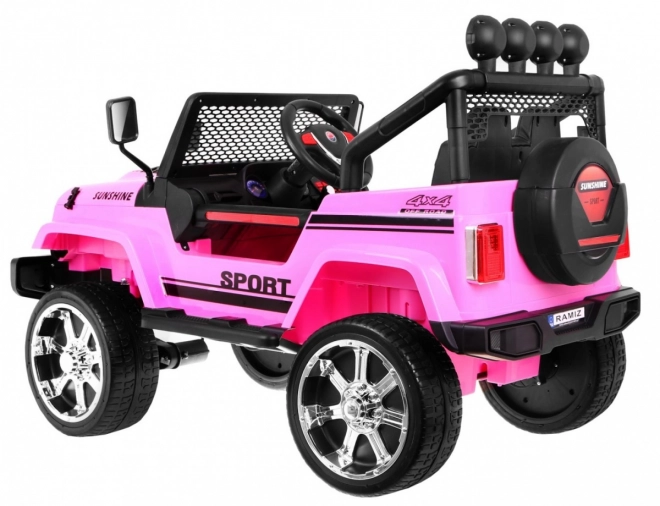 Terepjáró Raptor Drifter rózsaszín + Távirányító + 4x4 Meghajtás + Tárolóhely + Lassú indítás + LED MP3