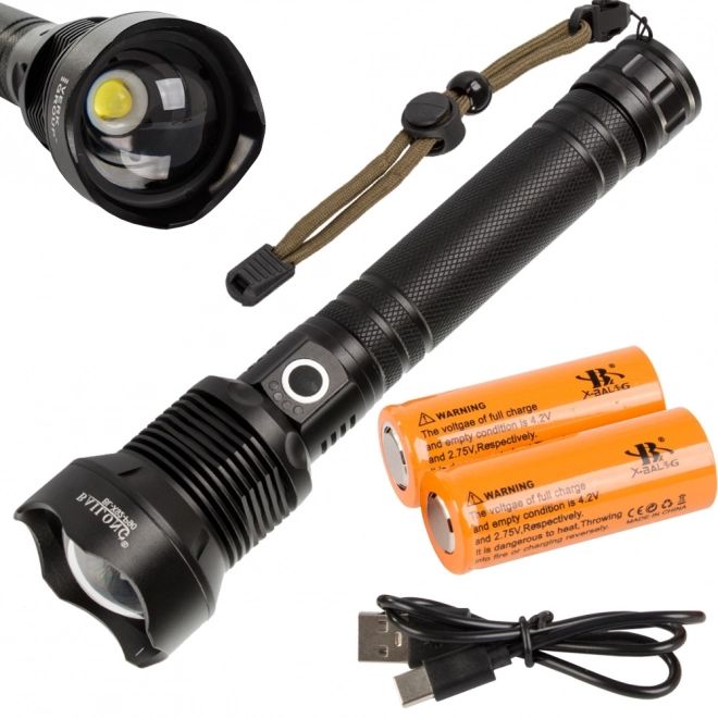 Vojenskai taktikai zseblámpa CREE LED XHP90 Zoom modell X92