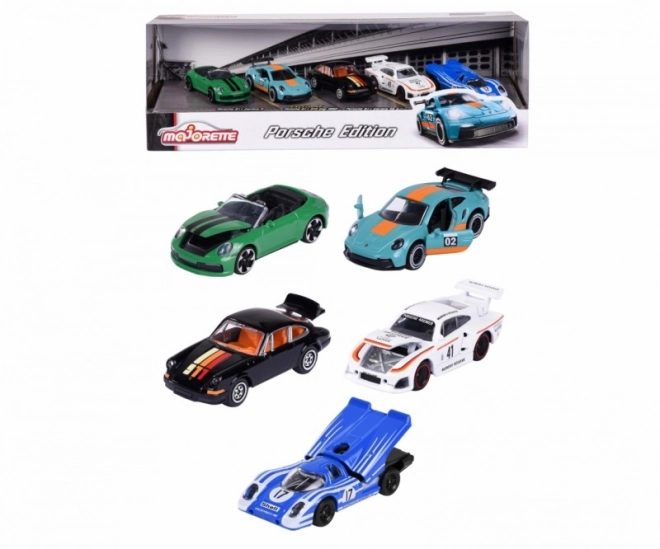 Majorette porsche járműkészlet 5 darabos