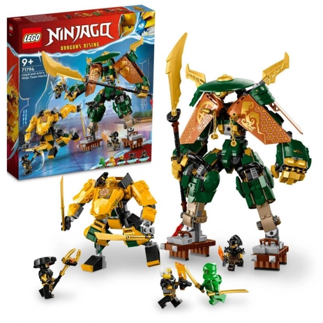 Lego NINJAGO Lloyd és Arin ninja mecha csapata