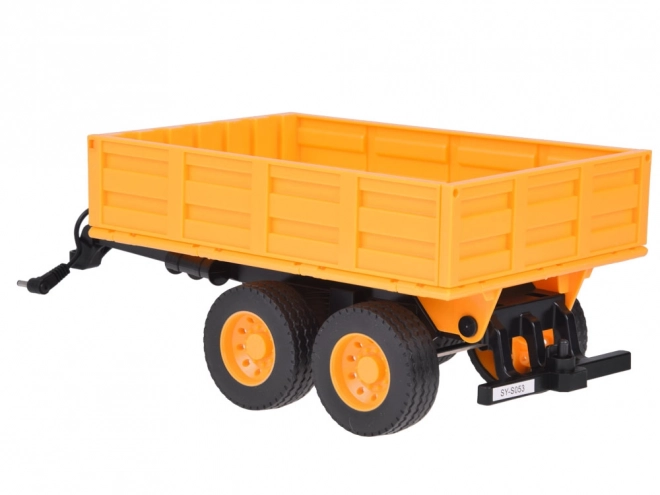 Jcb traktor távirányítós billenős pótkocsival