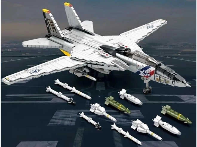 F-14 Tomcat technikai építőkocka szett