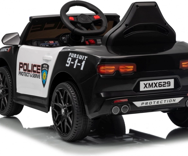 Fekete rendőrautó 911 Ügynökség