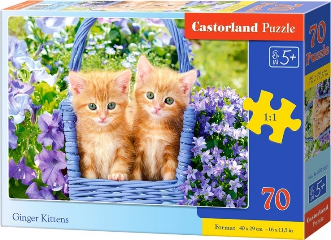 Ginger Kittens puzzle 70 darabos