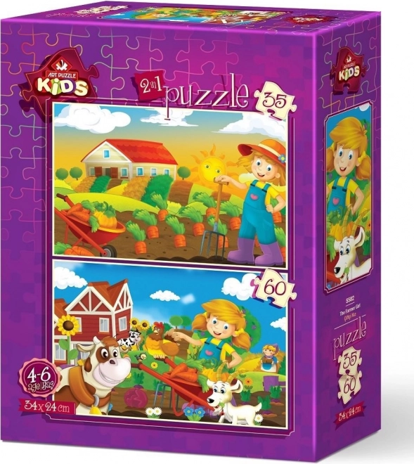 Farmárka puzzle csomag 35+60 darab