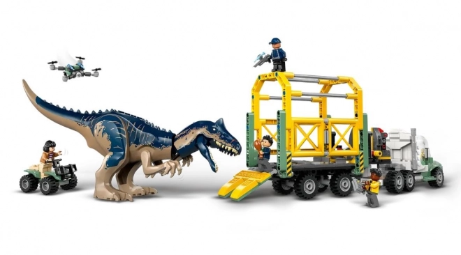 Lego Jurassic World alloszaurusz szállítójármű