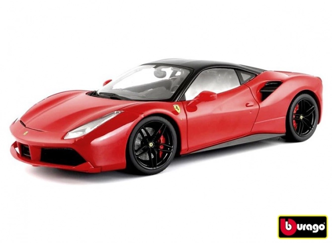 Ferrari Signature sorozat 488 GTB piros modellautó 1:18 méretarányban