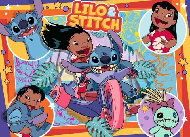 Ravensburger puzzle Lilo és Stitch 4 x 100 darabos