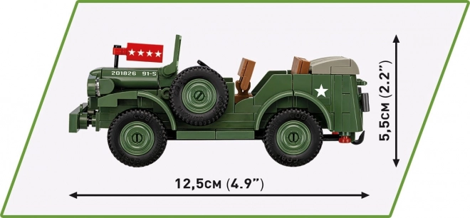 Dodge WC-56 parancsnoki autó építőkészlet