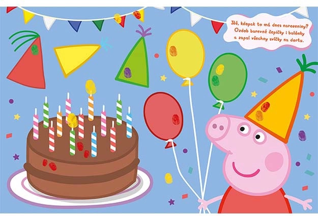 Peppa malac színes ujjacskái