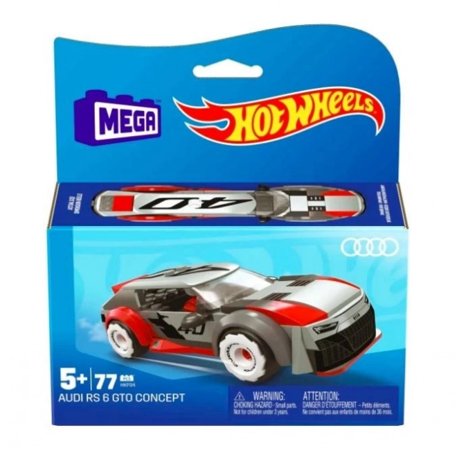 Hot Wheels audi rs6 építőkészlet