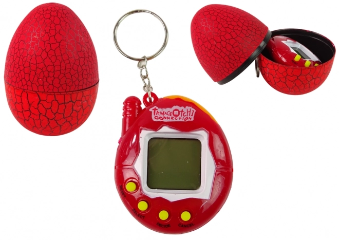 Tamagotchi Elektronikus Állatka Piros Tojásban