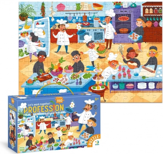 Puzzle DODO Foglalkozás Szakács 150 darabból