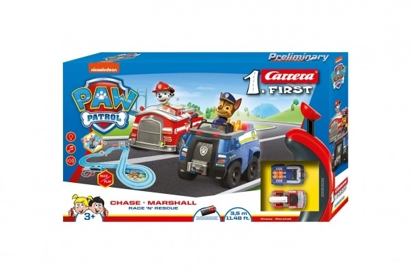 Carrera First autópálya PAW Patrol 3,5m játékautó