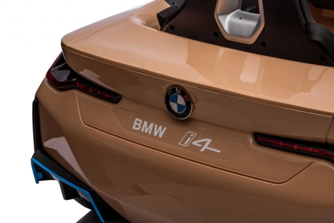 Akkumulátoros BMW I4 Arany 4x4 Játékautó