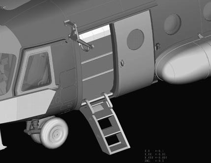 Mi-8MT/Mi-17 Hip-H helikopter makett