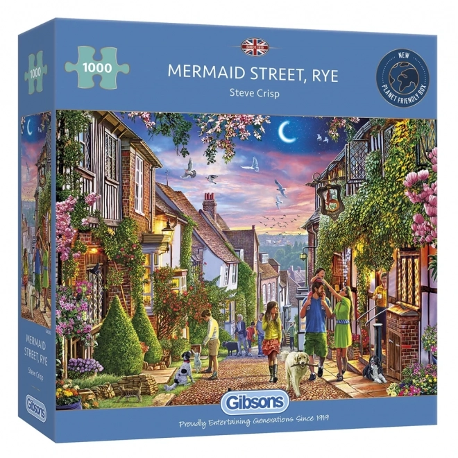 Gibsons puzzle - Mermaid Street, egyesült királyság, Rye, 1000 darabos