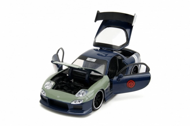 Naruto Mazda RX-7 modellautó és figura