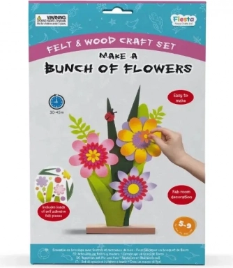 Fiesta Crafts Kreatív készlet 3D puzzle Virágcsokor