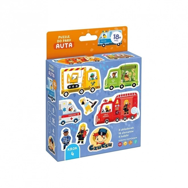 Puzzle kapcsolódáshoz - Autók