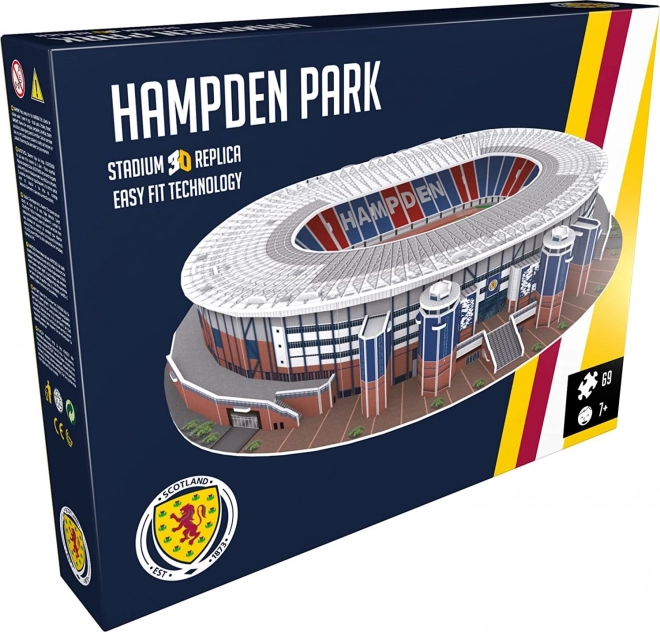 Hampden Park stadion 3D puzzle - FC Queen's Park