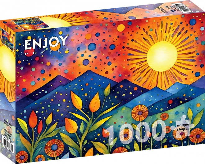 Enjoy naplemente eső puzzle 1000 darabos