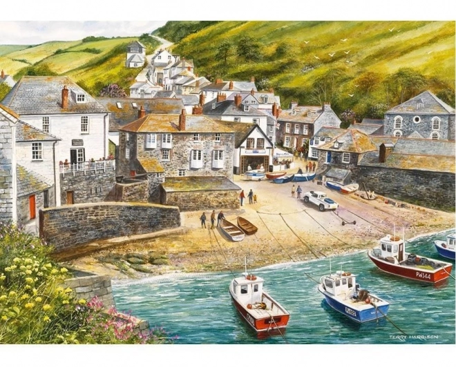GIBSONS Puzzle Isaac Kikötő, Cornwall 500 darab
