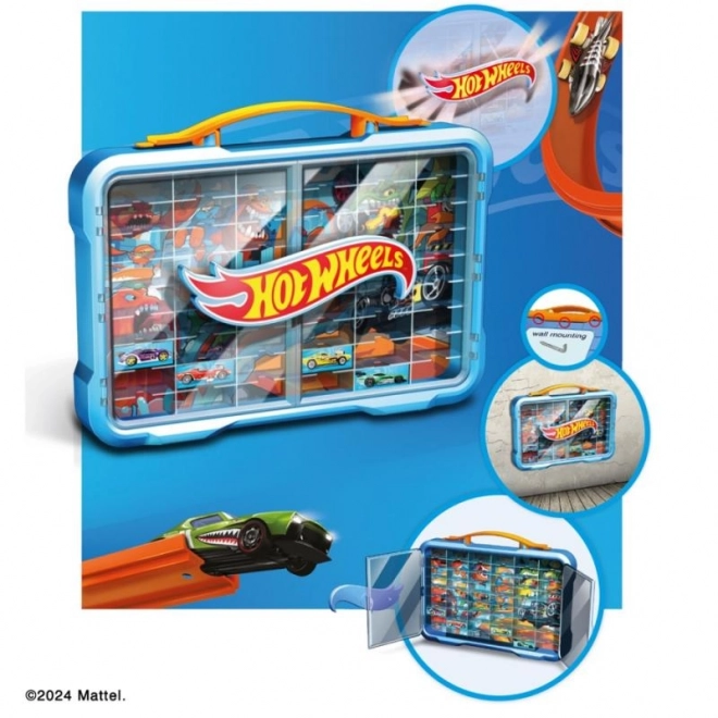 Hot Wheels gyűjtői vitrin világítással