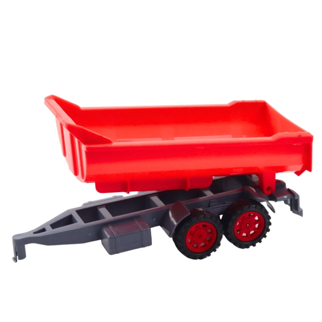 Traktor mezőgazdasági készlet pótkocsival és bálázóval
