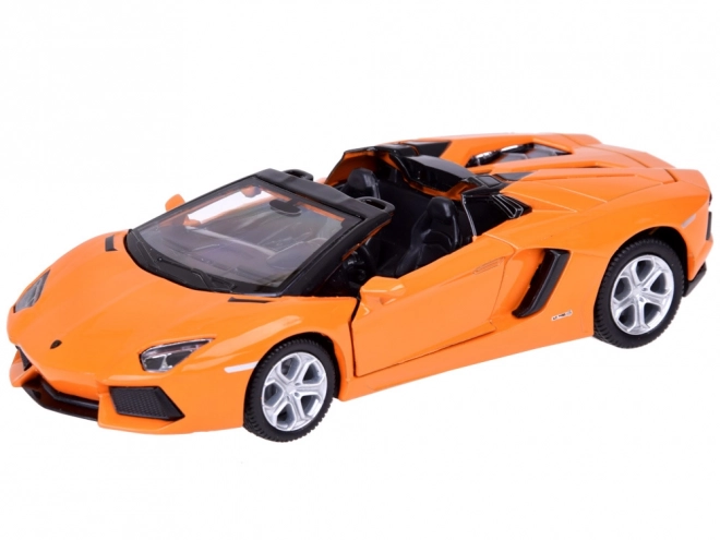 Fém modell autó Lamborghini Aventador Roadster 1:32 interaktív