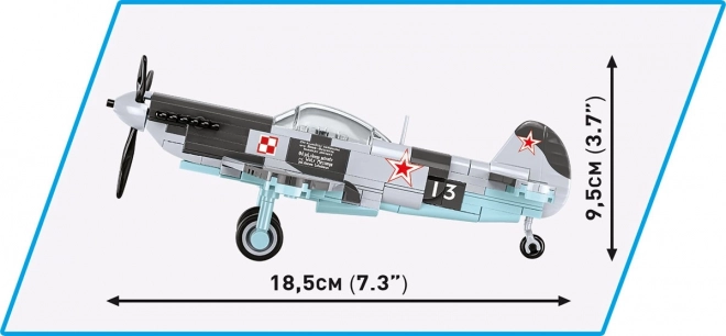 Cobi Yakovlev Yak-1b építőkészlet