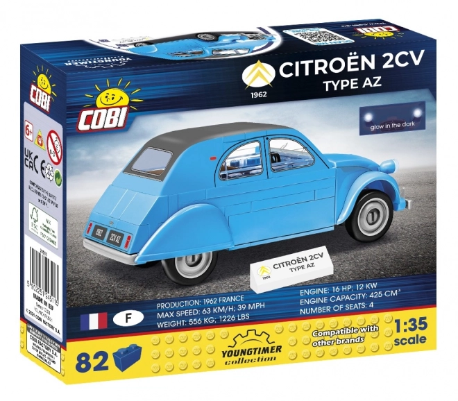 Citroën 2CV Type AZ 1962 építőkészlet